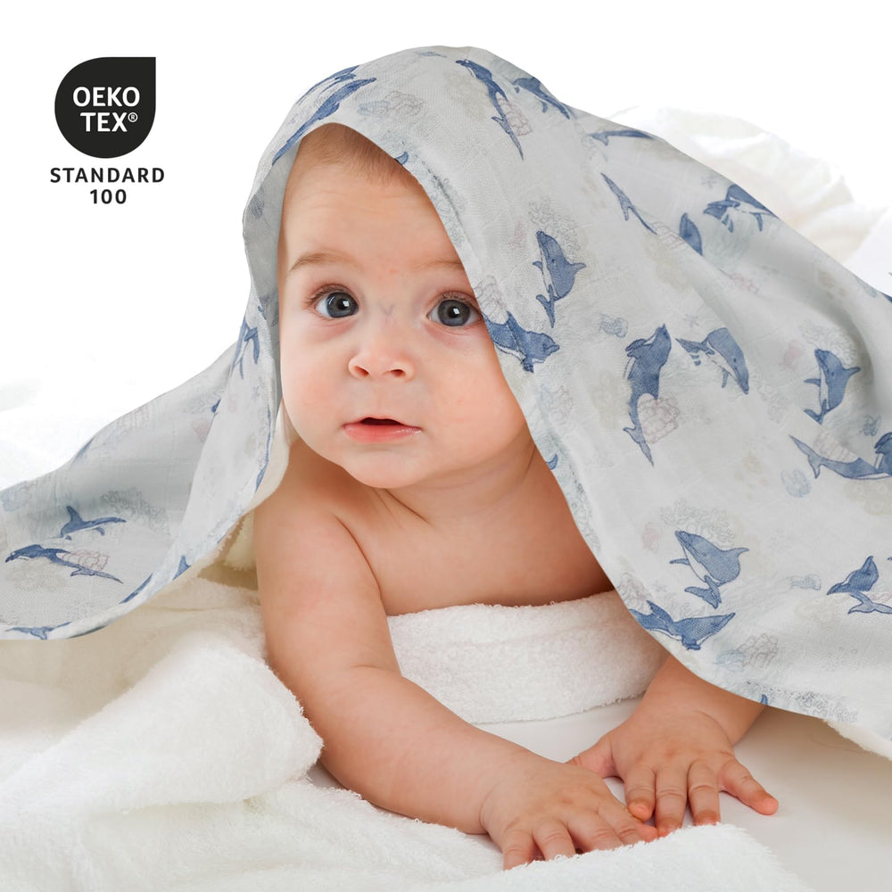 LYRICHOM BABY muslin burp cloths in multiple colors for quick-dry comfort.