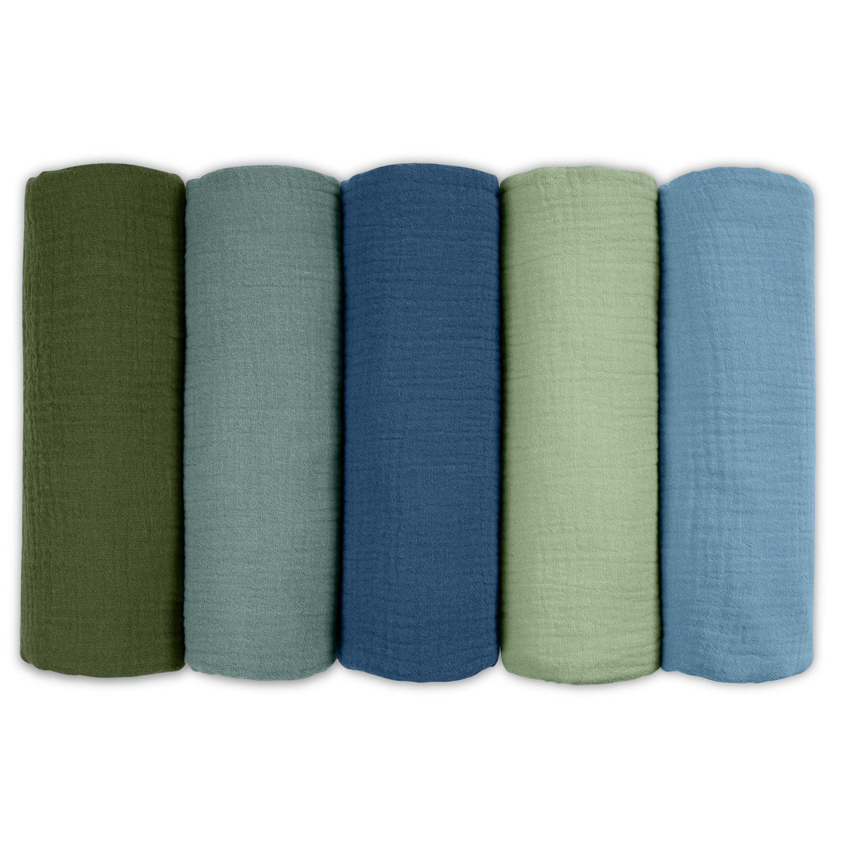 LYRICHOM BABY muslin receiving blanket in soft colors for gentle newborn swaddling