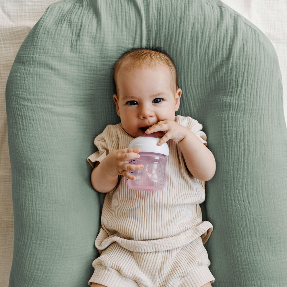 LYRICHOM bassinet sheets with encased 360 elastic for a secure fit