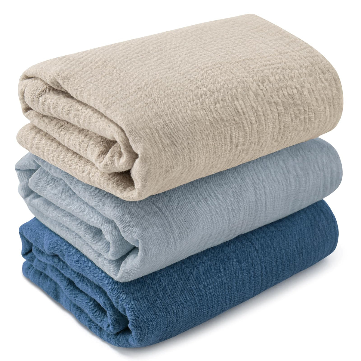 LYRICHOM BABY muslin swaddle 3-pack with gentle swaddling and daily comfort.