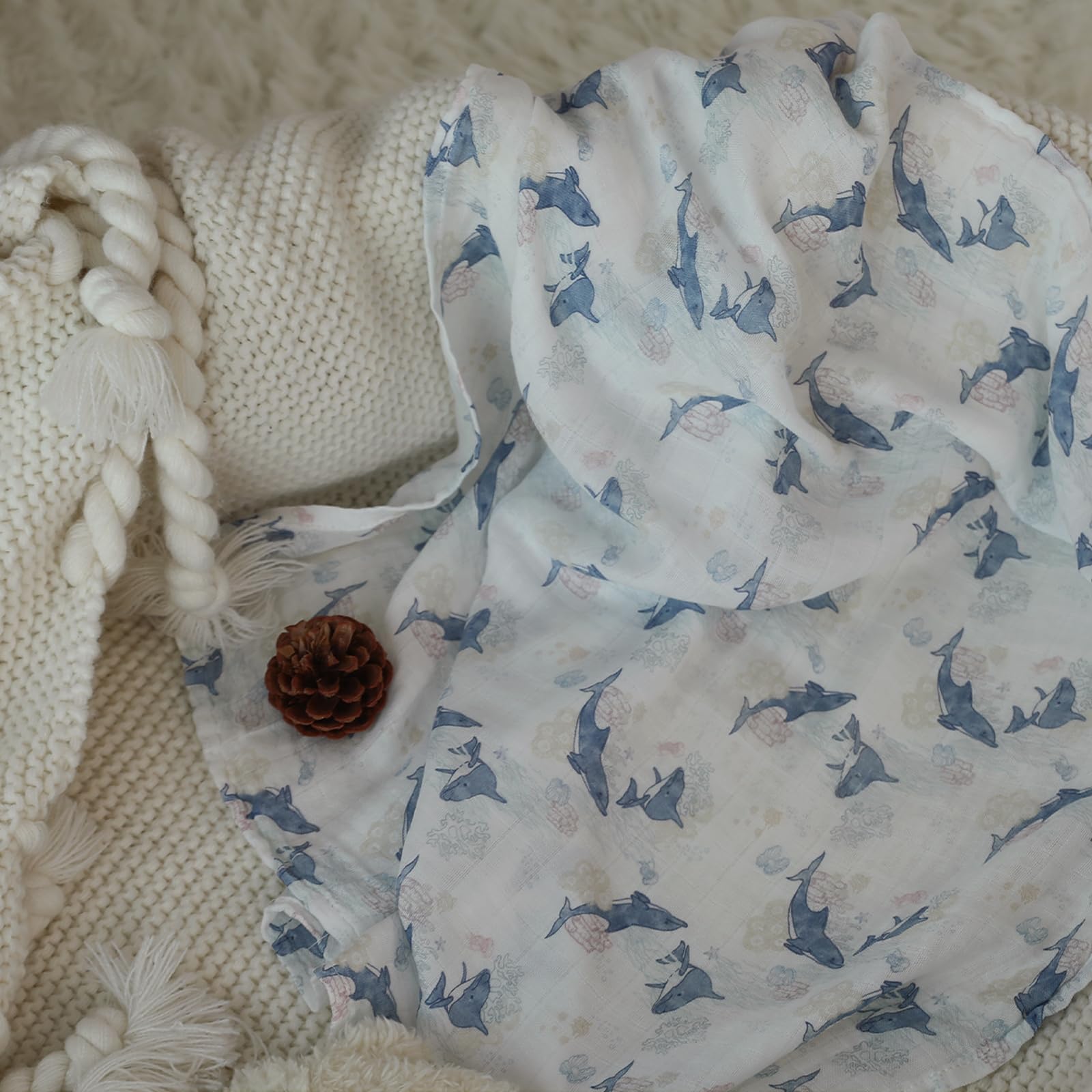 LYRICHOM BABY reusable burp cloths double as face towels for quick cleanups.