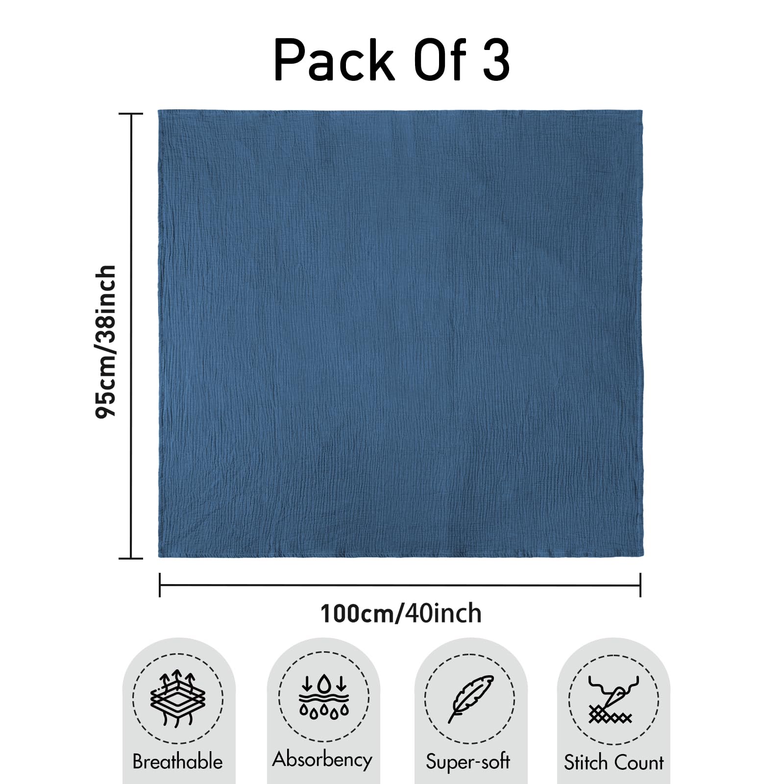 Nursing cover or stroller privacy with LYRICHOM BABY muslin swaddle blanket.