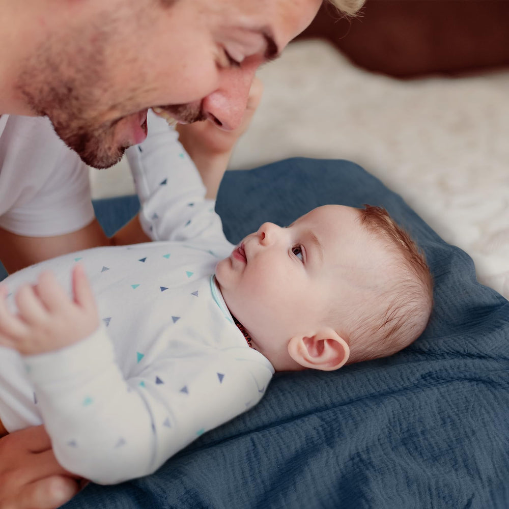 38x40 inch swaddle blanket, breathable design suitable for all seasons.