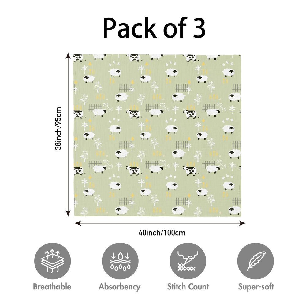 LYRICHOM BABY swaddle used as nursing cover for discreet feeding.