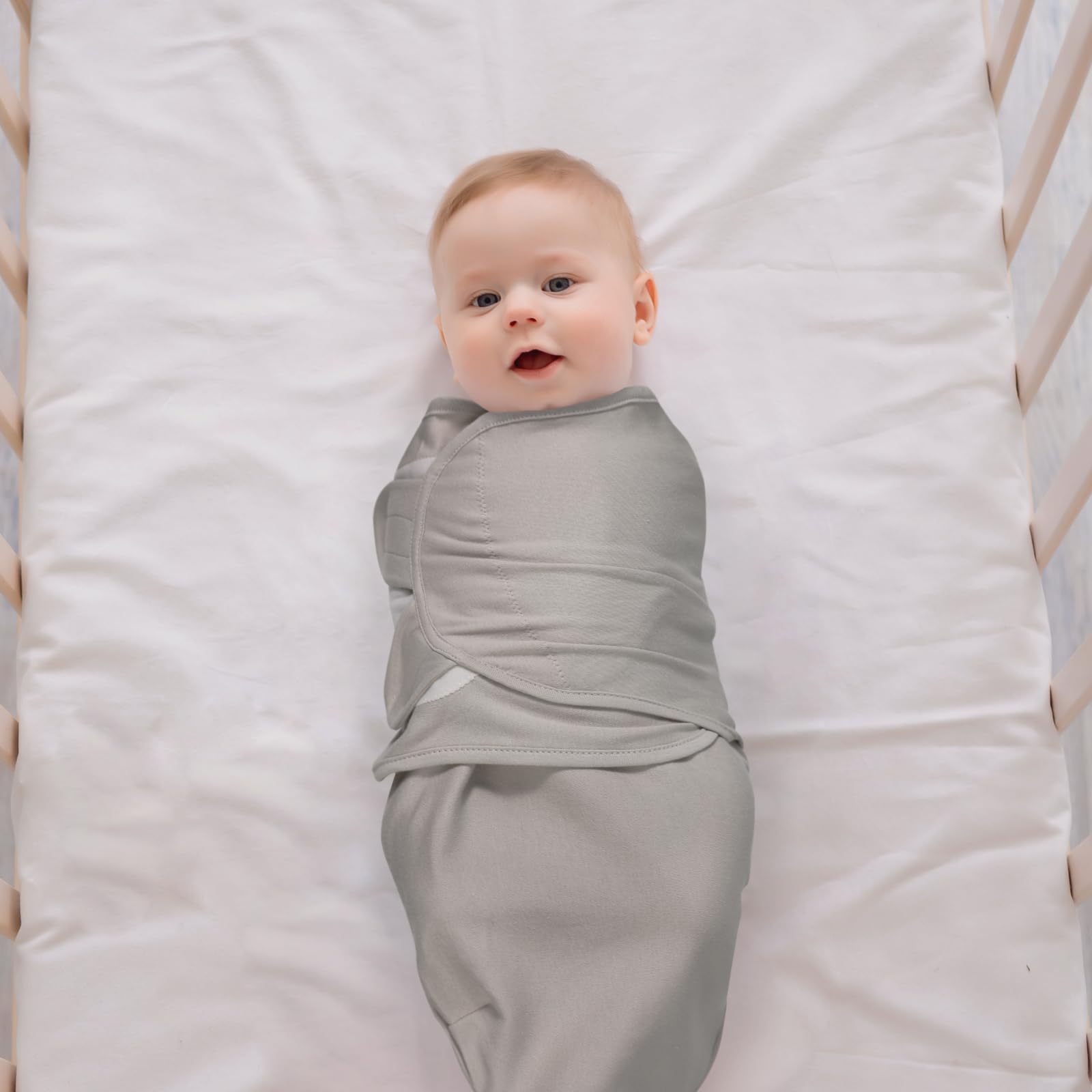 LYRICHOM BABY swaddle sack with breathable design for baby comfort.