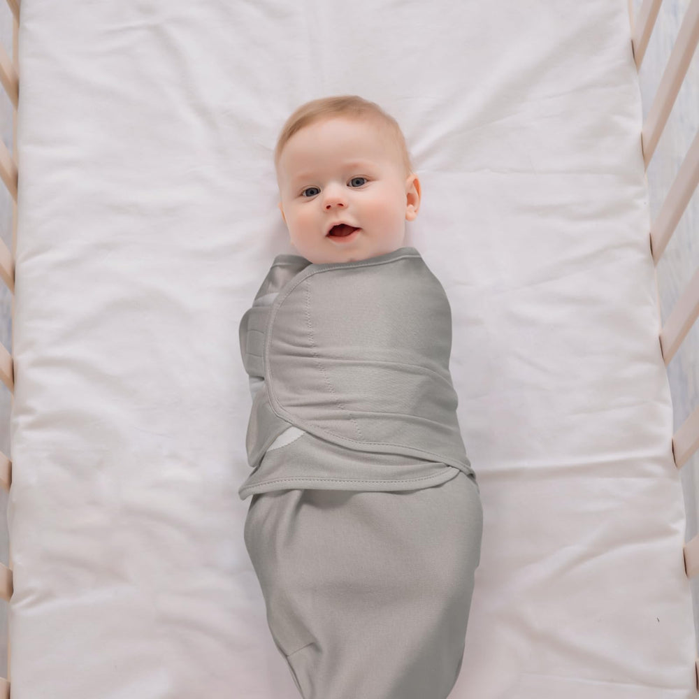 LYRICHOM BABY swaddle sack with breathable design for baby comfort.