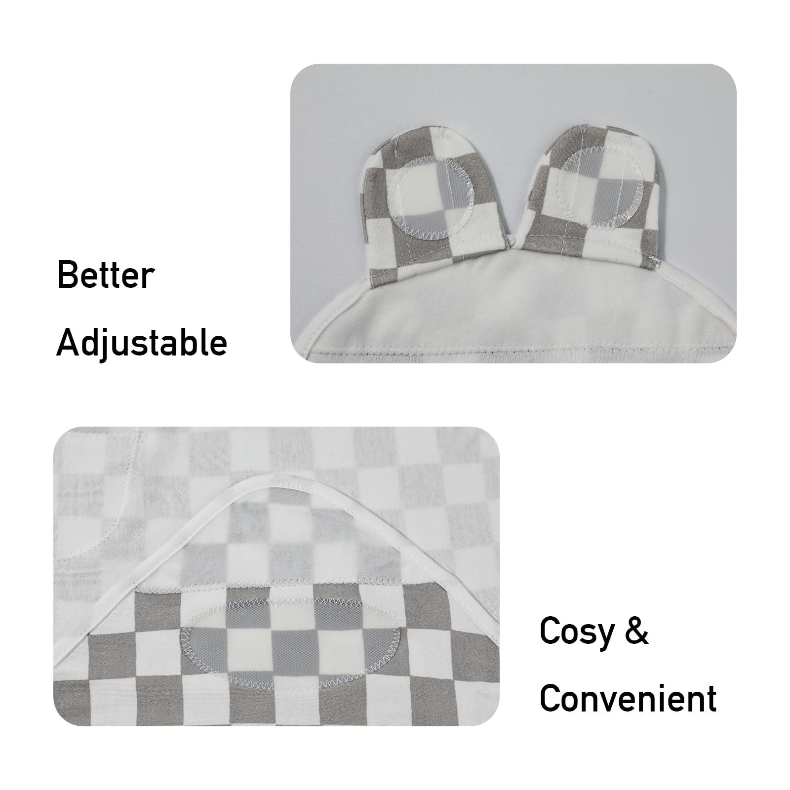 LYRICHOM BABY swaddle sack with classic prints and patterns.