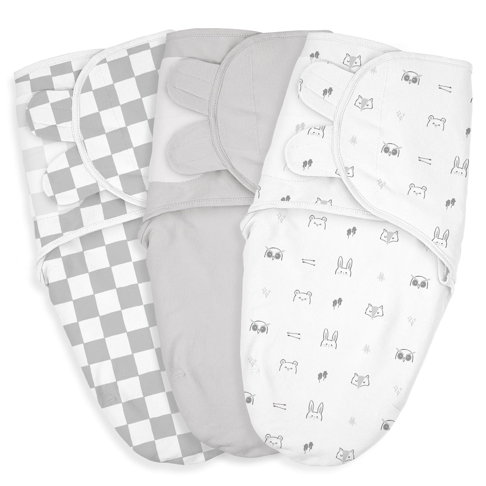 LYRICHOM BABY swaddle sack in soft organic cotton, cozy for newborn sleep.