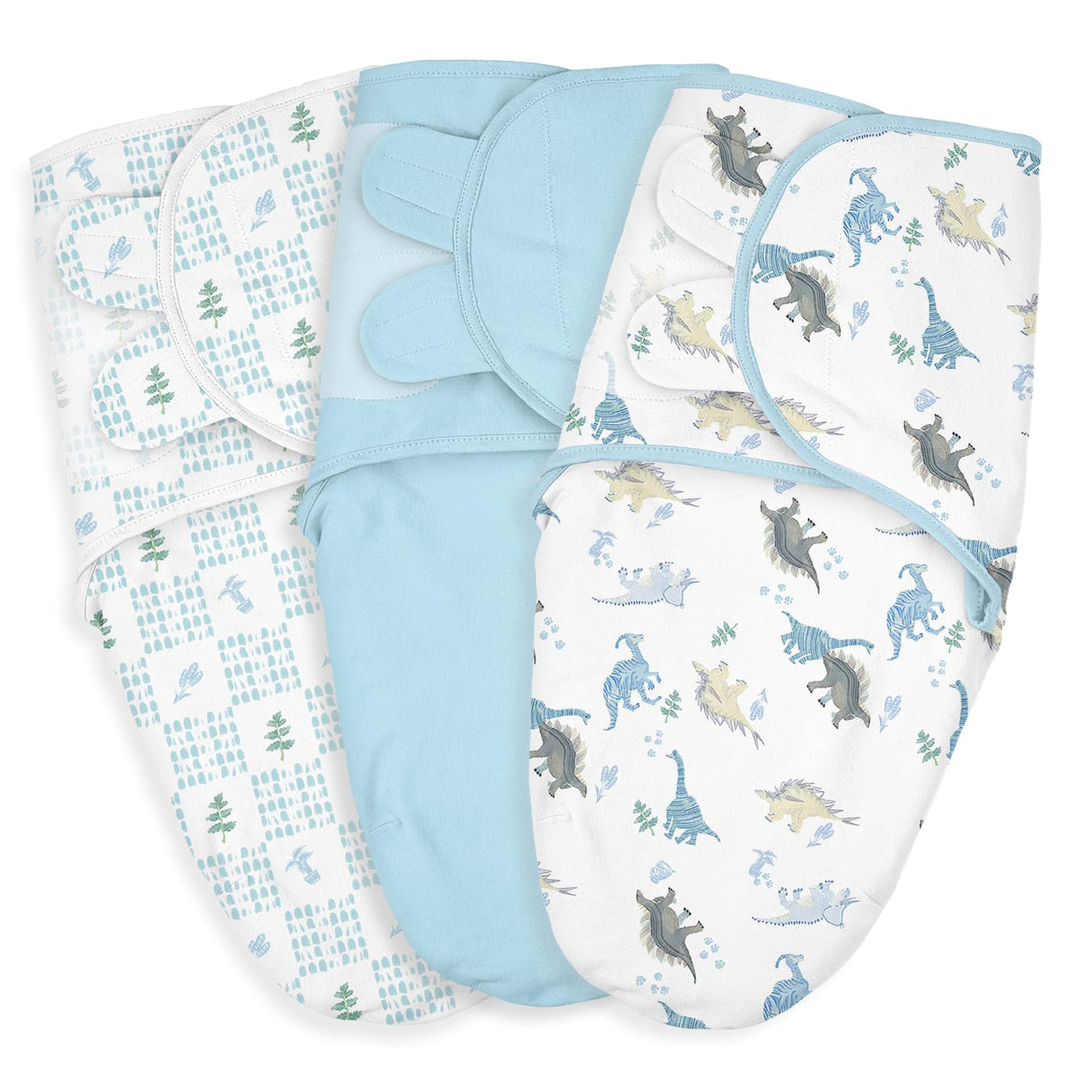 LYRICHOM BABY swaddle sacks triple-pack packaging for easy newborn essentials.