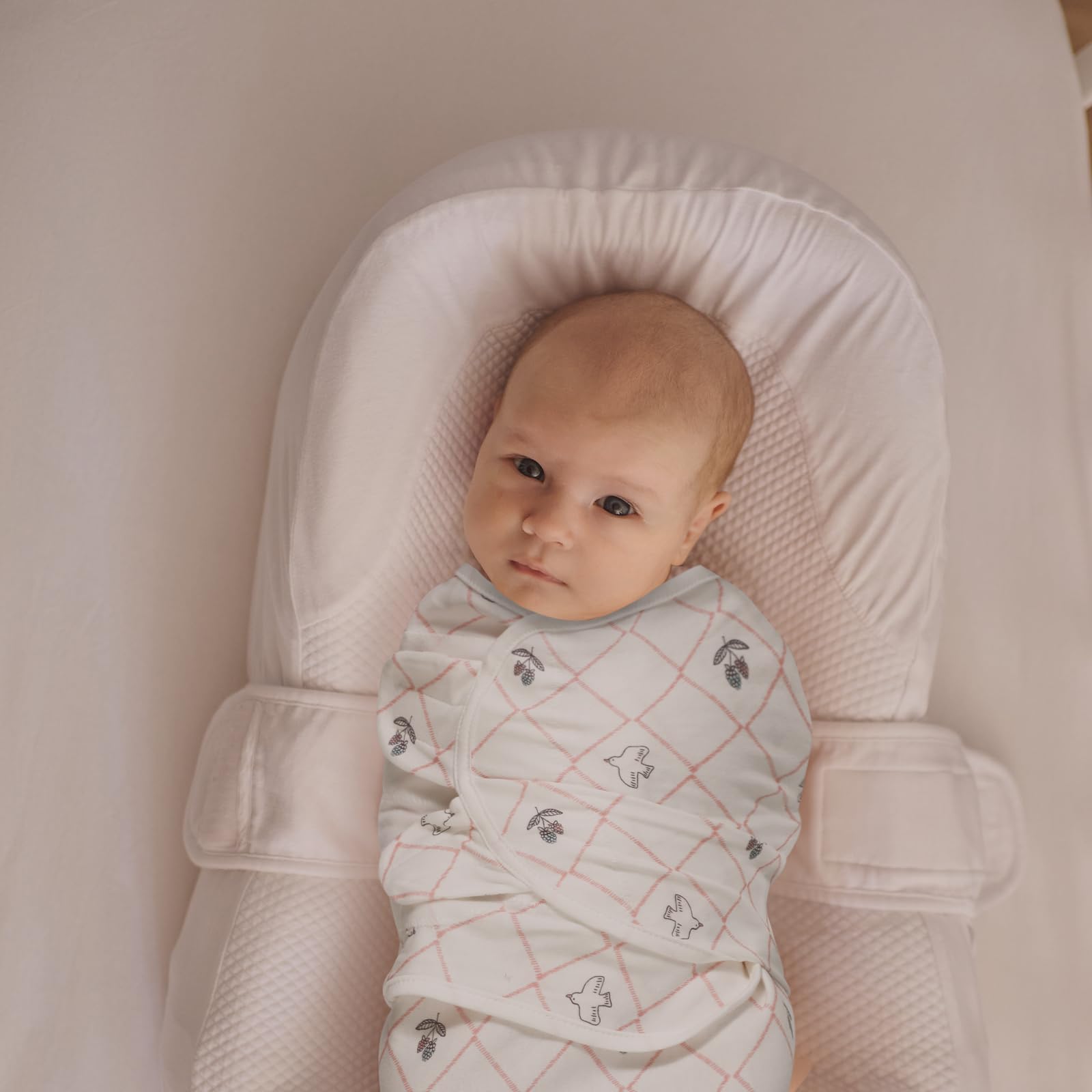 LYRICHOM BABY swaddle sacks flowers-rabbits design in multiple colors for versatile outfits