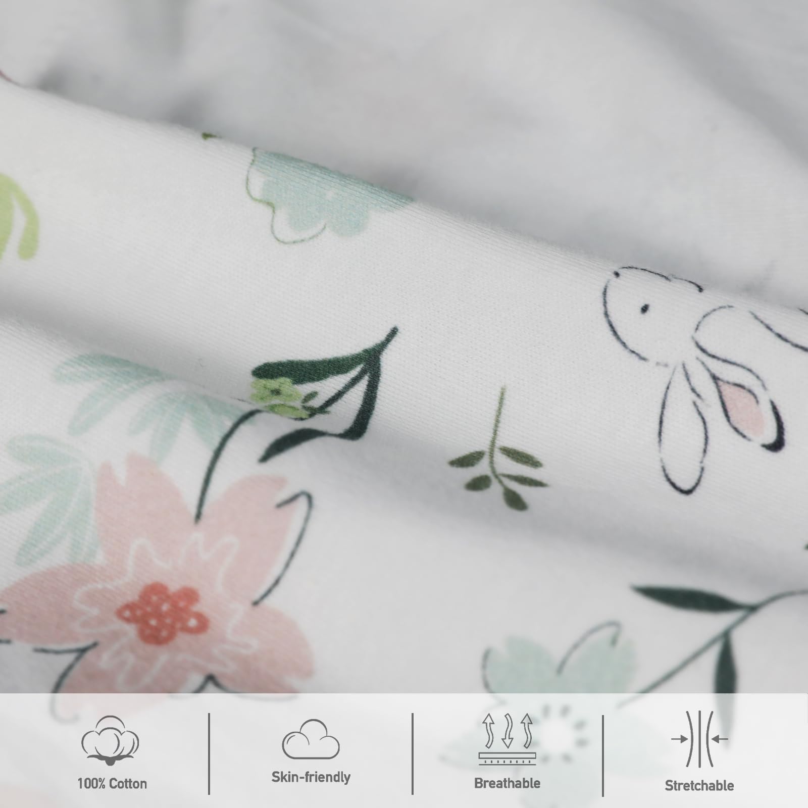 LYRICHOM BABY swaddle sacks machine-washable fabric for easy care