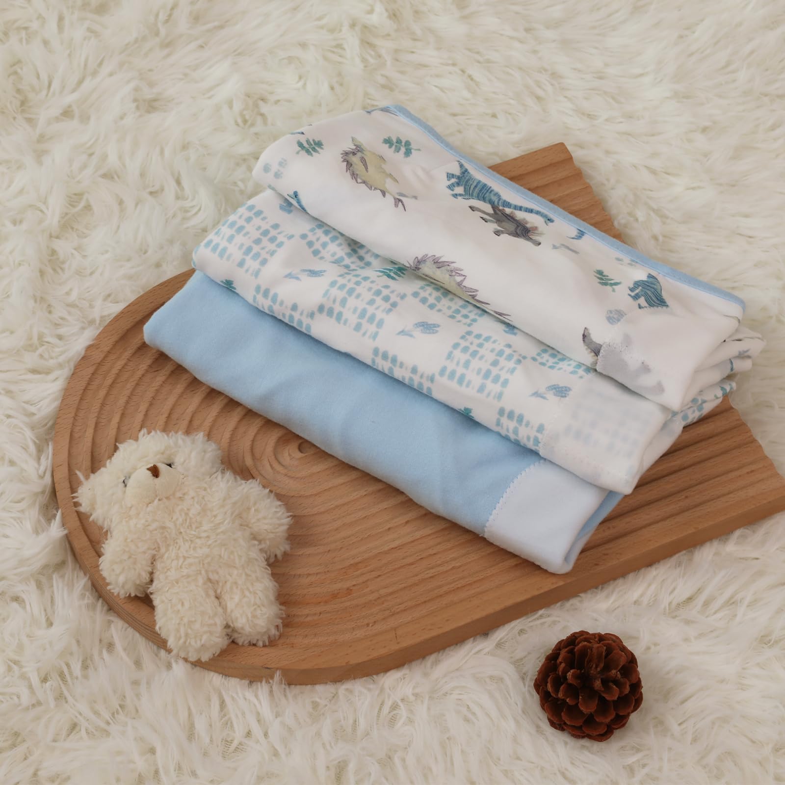 Fade-resistant colors in LYRICHOM BABY swaddle sacks for busy parents.