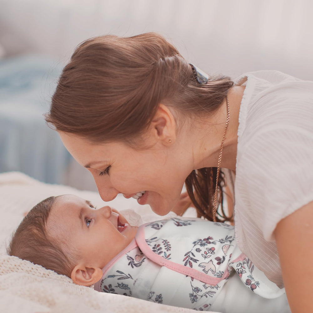 LYRICHOM BABY swaddle sacks soft organic cotton closeup for skin-friendly comfort