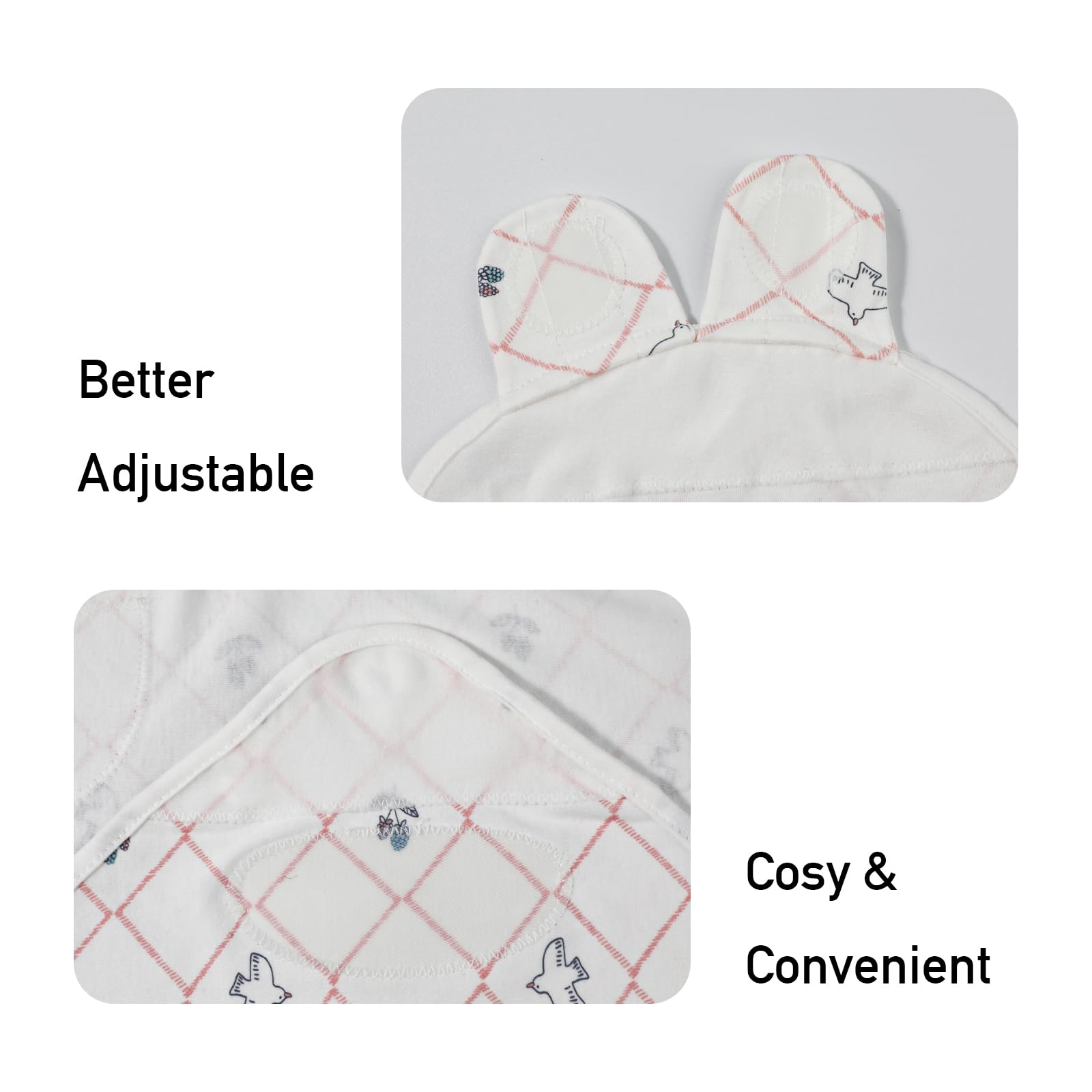 LYRICHOM BABY swaddle sleep sack soft cotton for gentle skin
