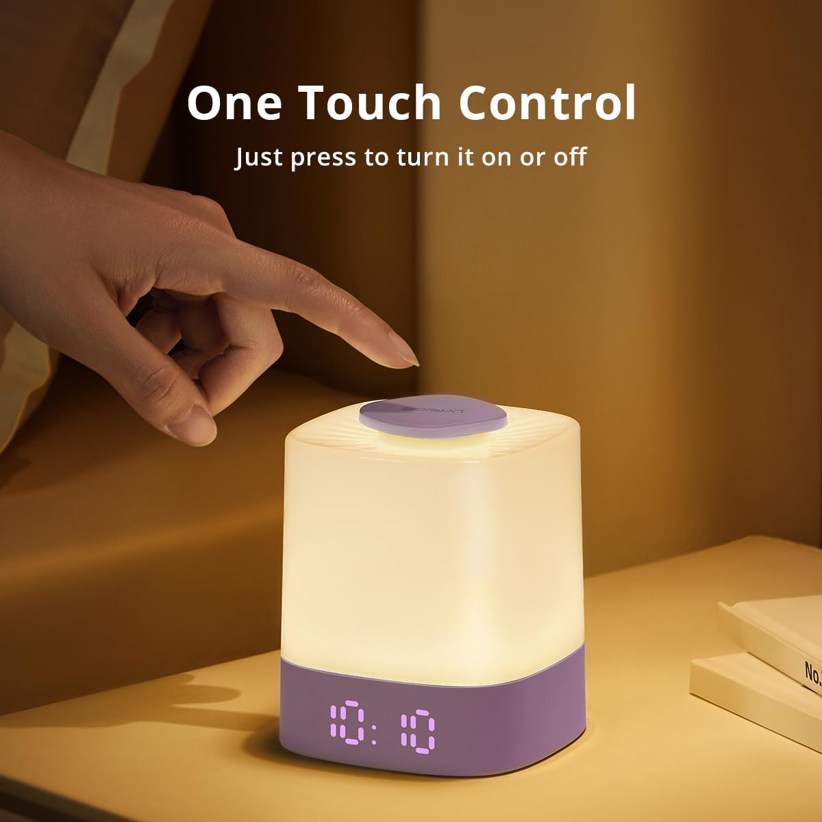 Lyridz nursery night light blends with any nursery decor.