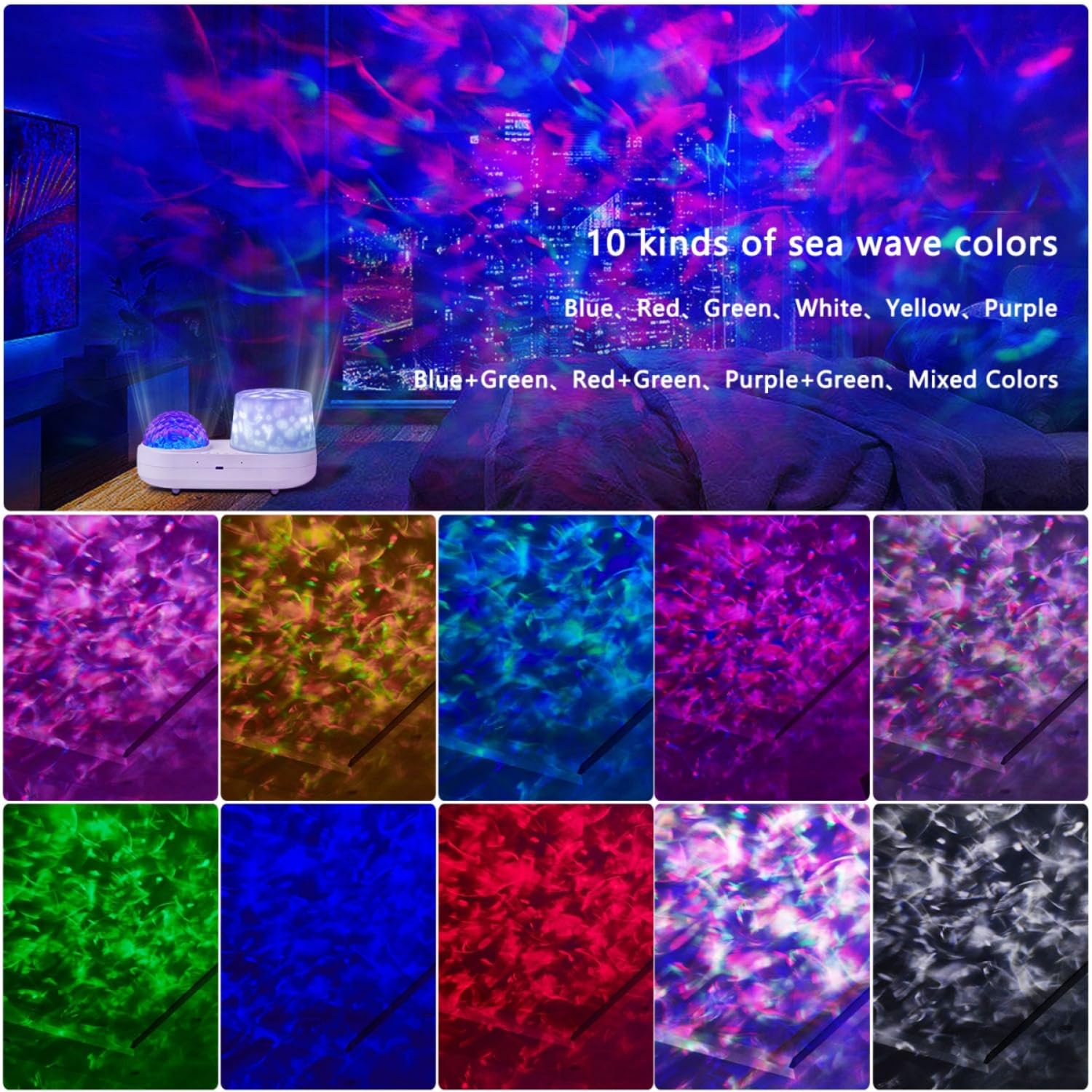 LytRdIt Dolphins film projection adds playful marine life to kids' rooms.