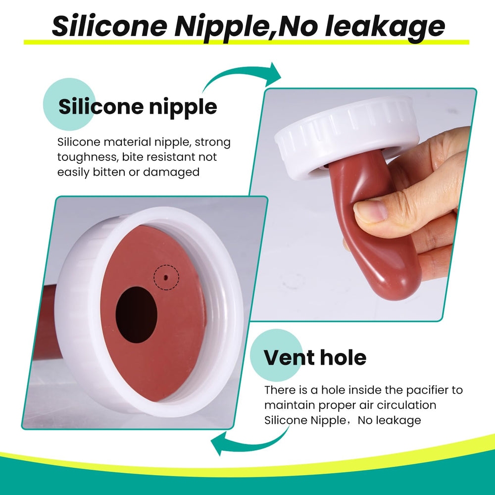 LZWUNYXE cap and seal to prevent leaks during feeding