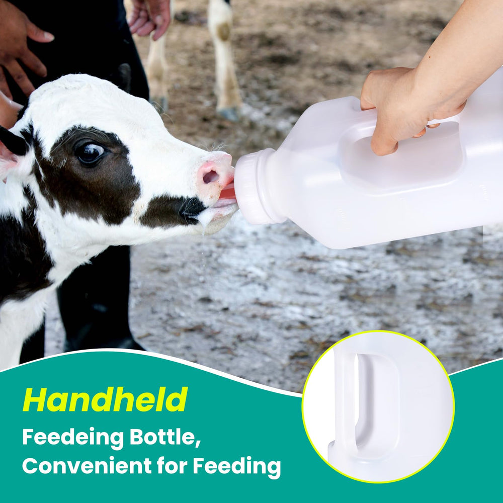 LZWUNYXE natural rubber nipple for comfortable calf nursing