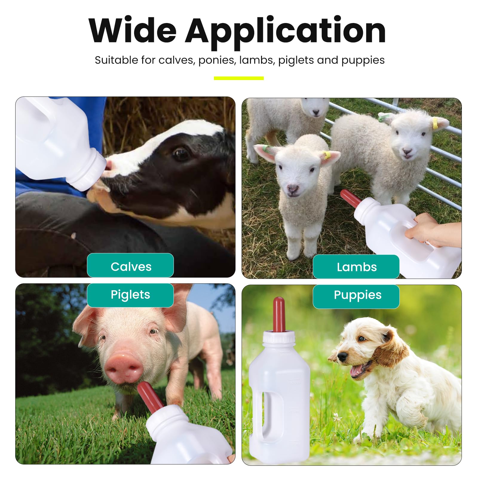 LZWUNYXE versatile calf bottle suitable for multiple livestock