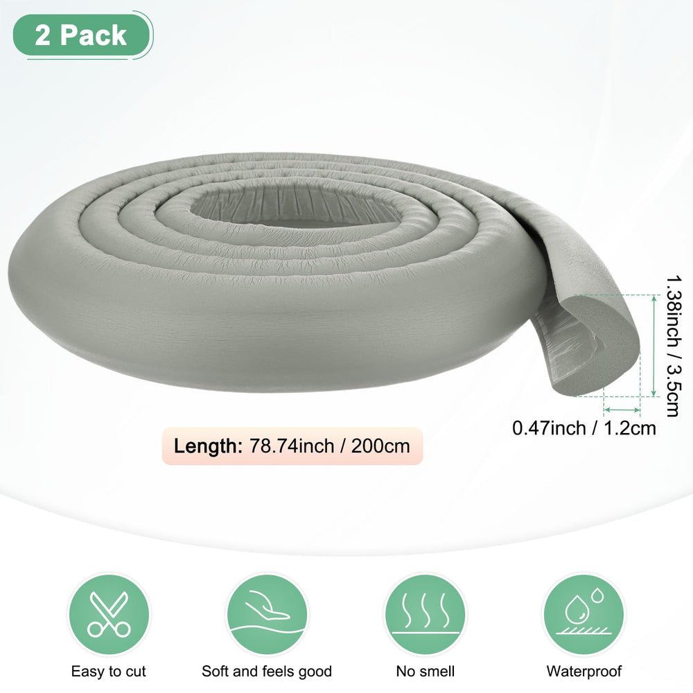 M METERXITY 2-pack corner protectors with adhesive tape for easy installation.