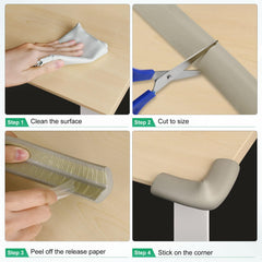 Self-adhesive tape close-up from M METERXITY edge protection.