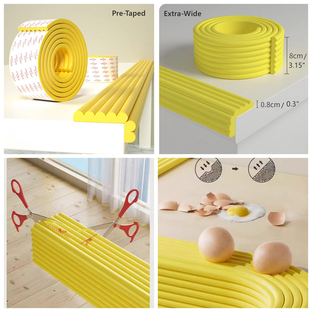 M2cbridge corner guard yellow cushions playroom furniture edges safely