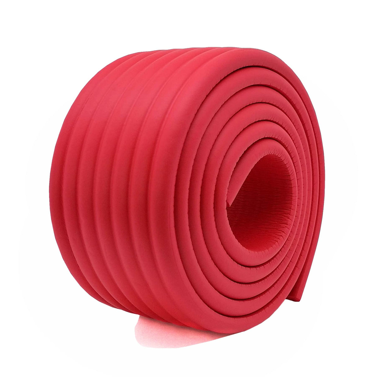 M2cbridge edge guard foam red protects table corners from impact.
