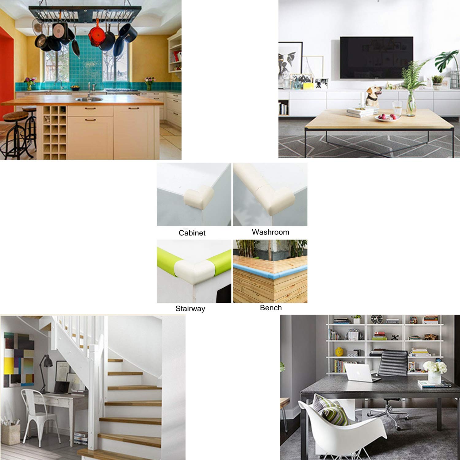 M2cbridge foam strip guards help during playtime and cleanup around furniture edges.