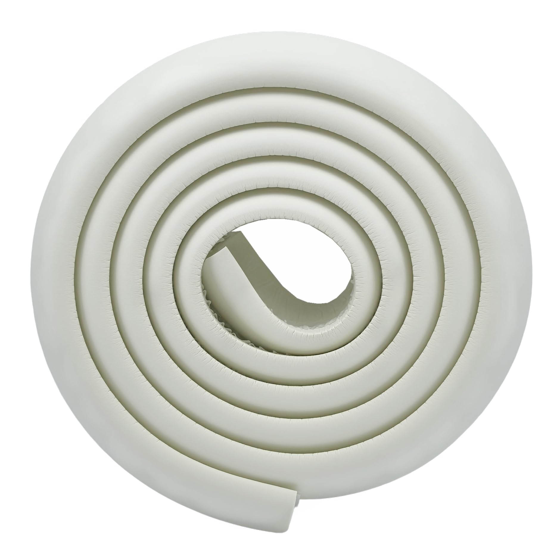 M2cbridge corner bumper on a white desk edge provides soft protection for toddlers.