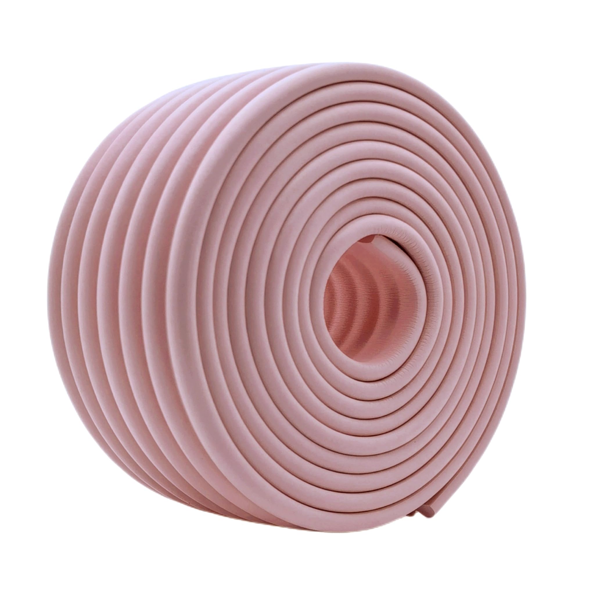 M2cbridge pink edge guard on a table edge for safer playtime