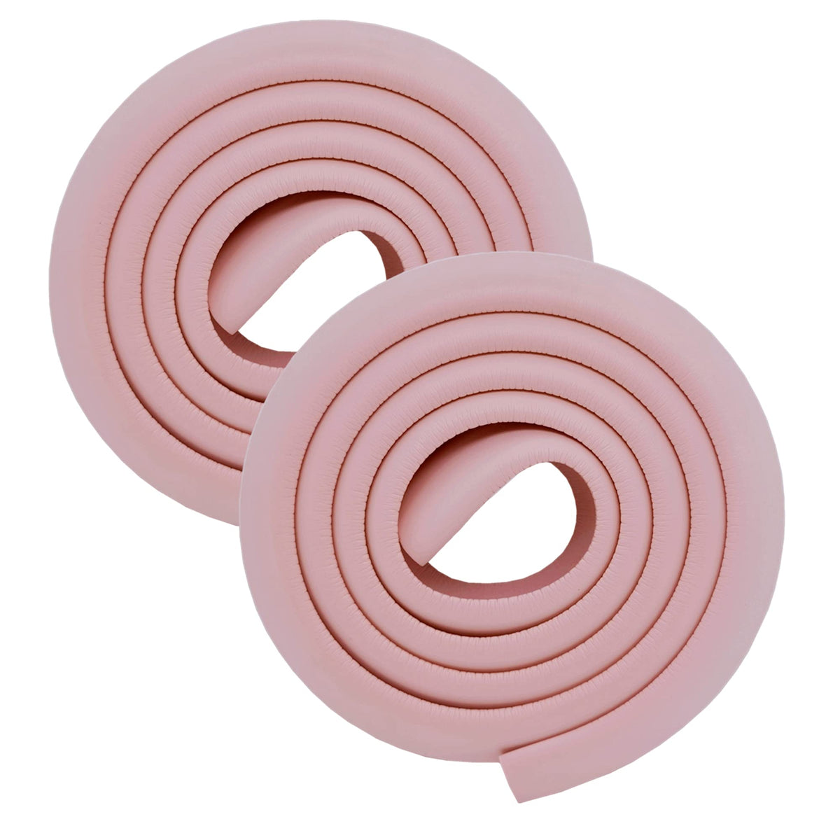 M2cbridge pink L-shape edge protectors on a table corner for child-safe spaces