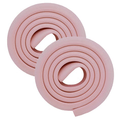 M2cbridge pink L-shape edge protectors on a table corner for child-safe spaces