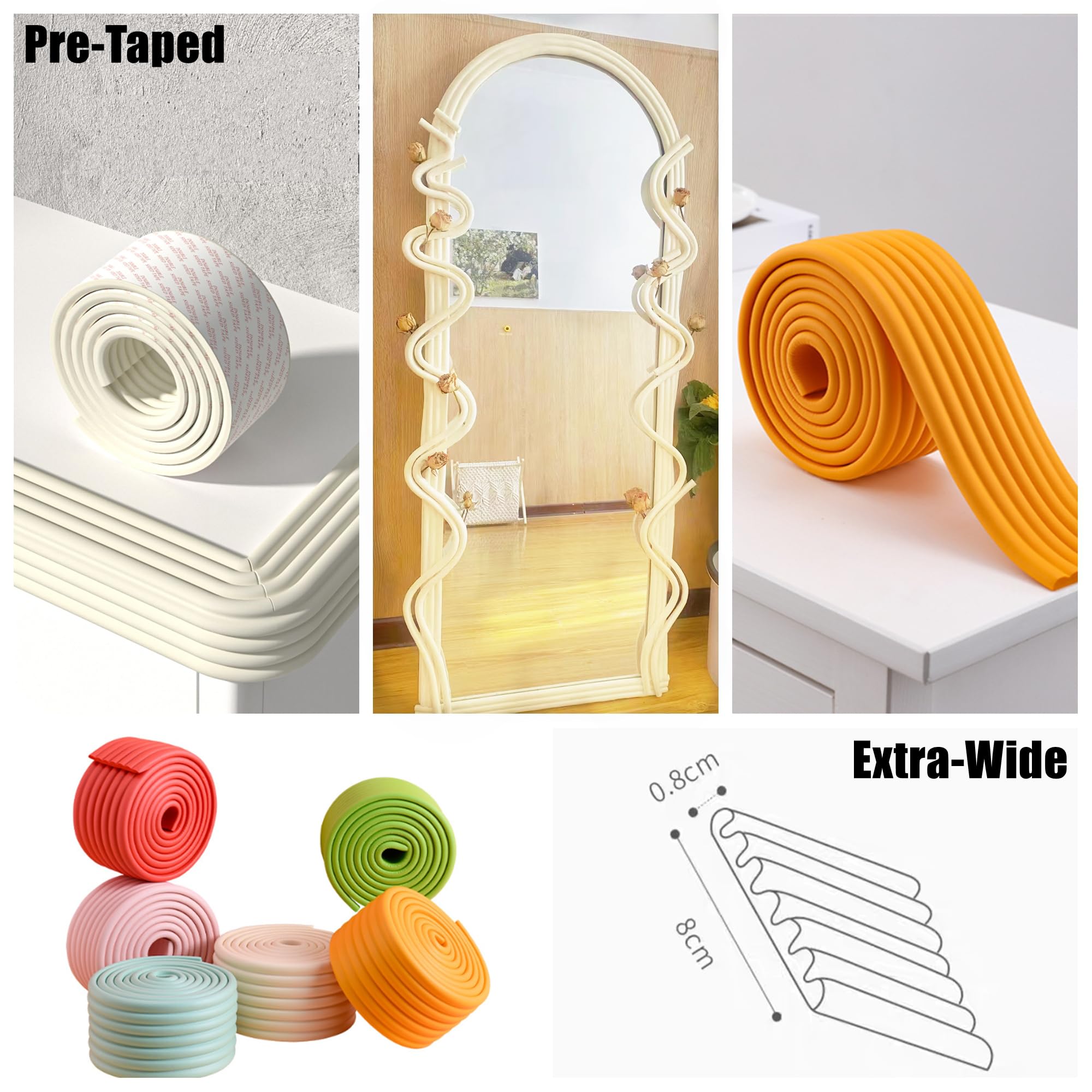 M2cbridge edge protection on tables and desks reduces injury risk for kids.