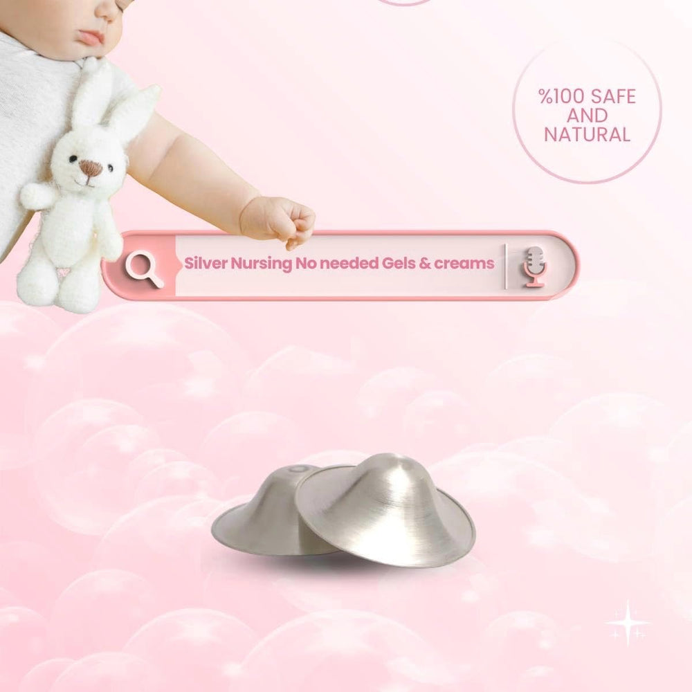 M7G Silver Nursing Cups are a daily essential for comfortable breastfeeding.
