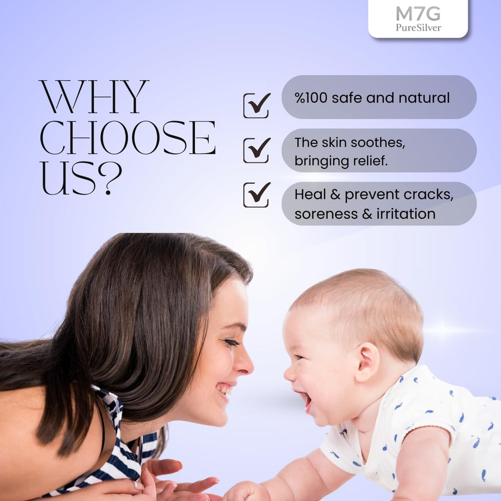 M7G Silver Nursing Cups are easy to use and quick to clean.