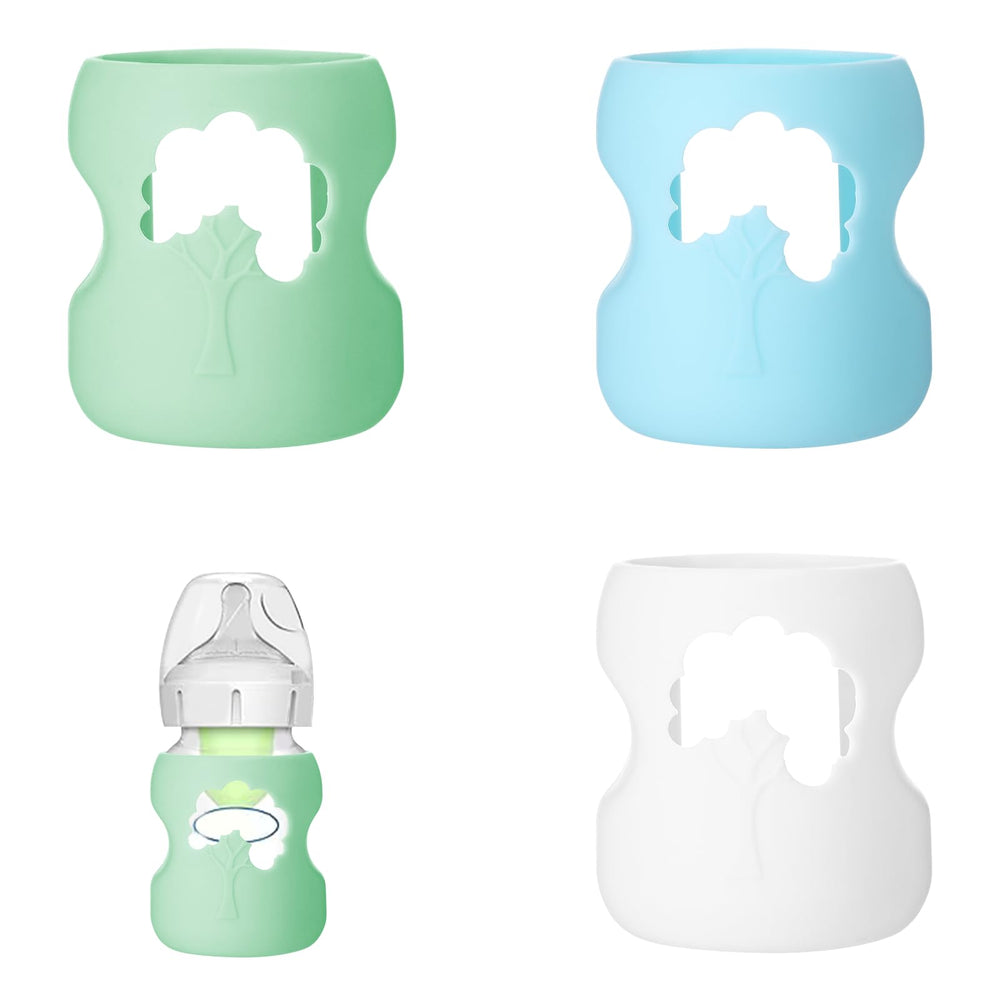 Maahongh Dr Brown 5oz silicone sleeve pack-shot showing durable protection for glass bottle