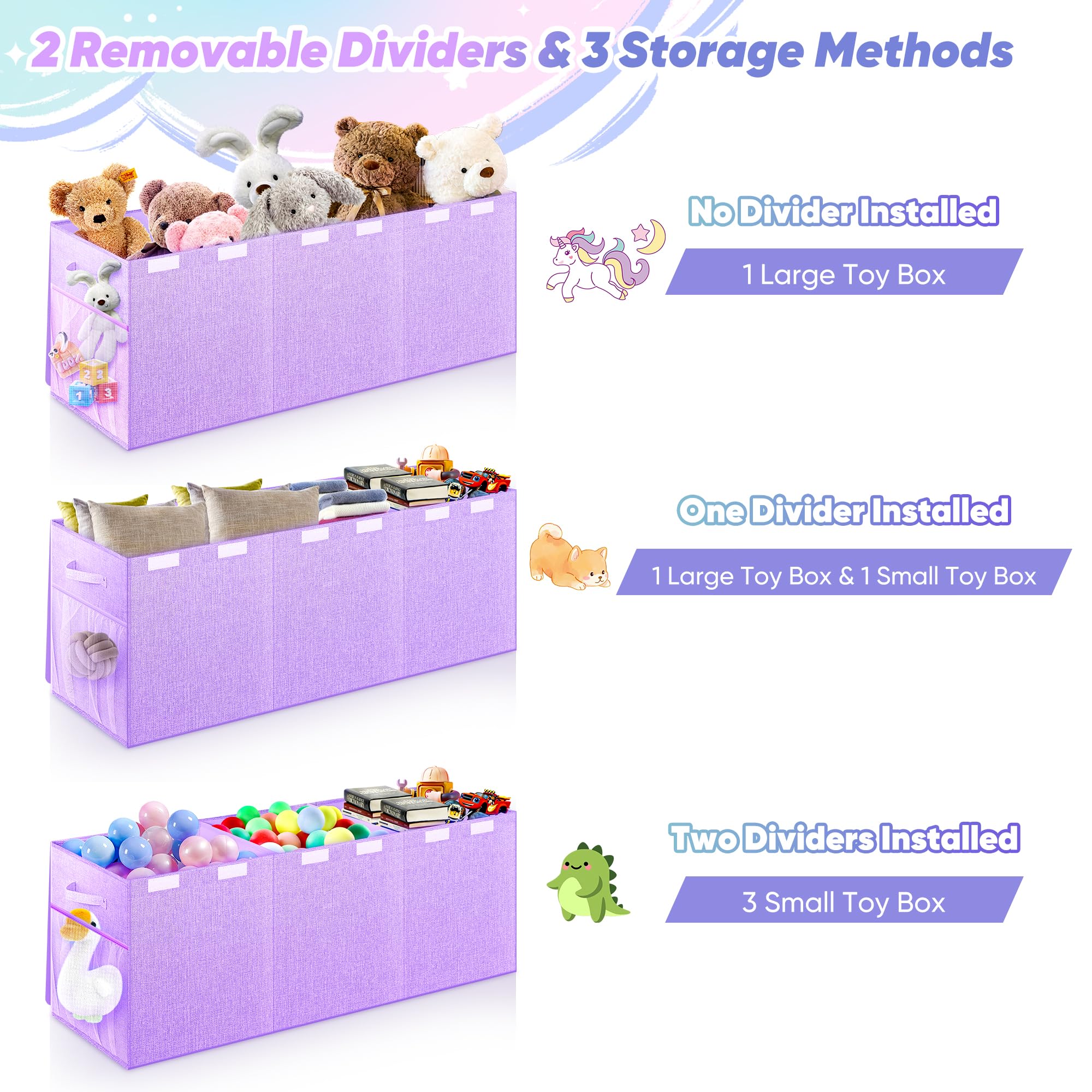 Mabahoo collapsible storage bin tucked under a bed for space saving