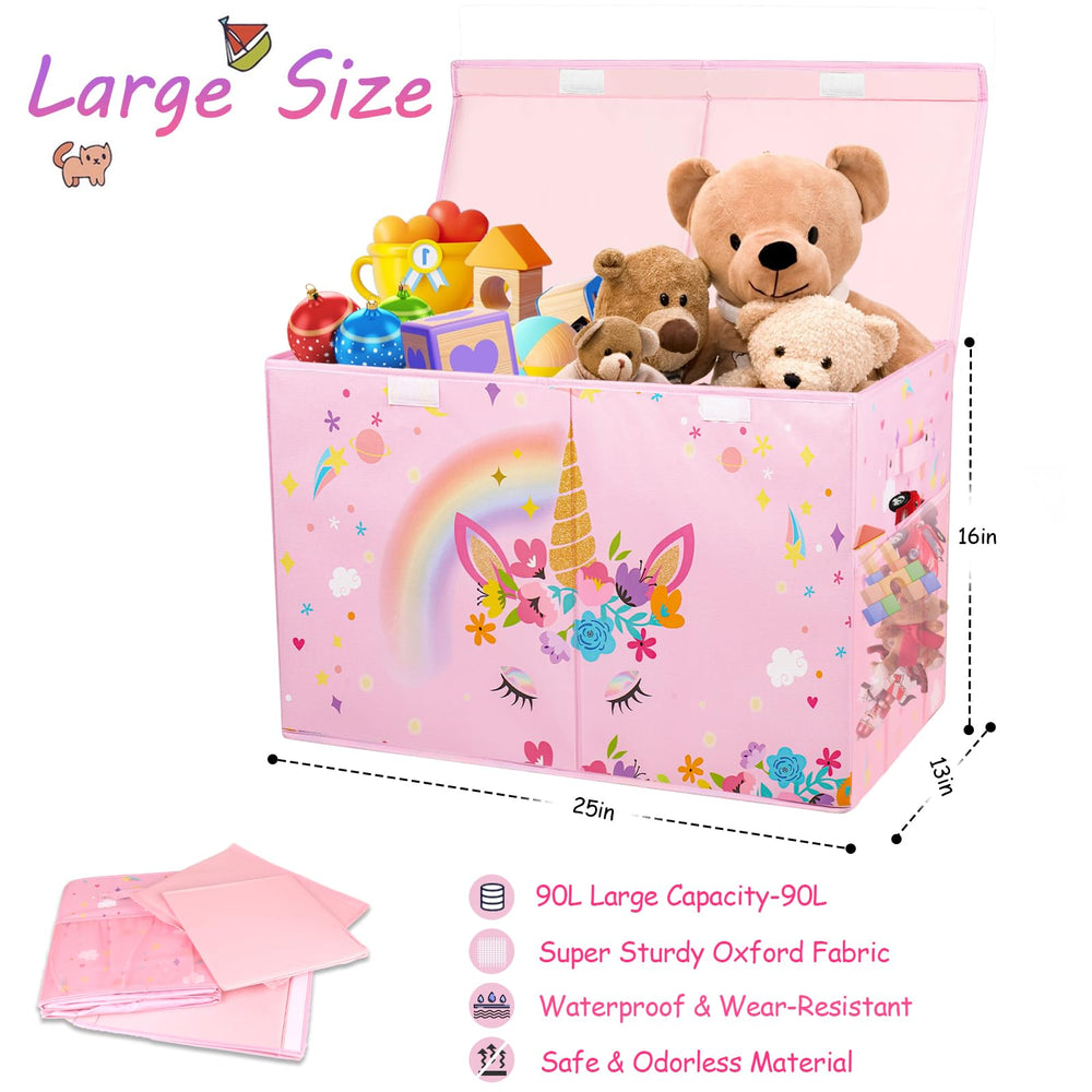 Mabahoo living room toy box provides organized storage in shared spaces.