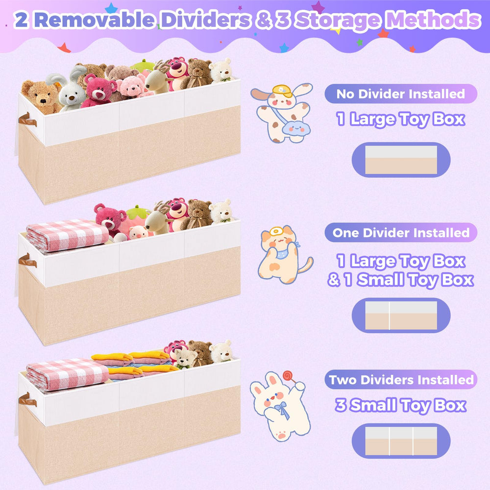 Mabahoo multi-room storage solution keeps play areas organized.