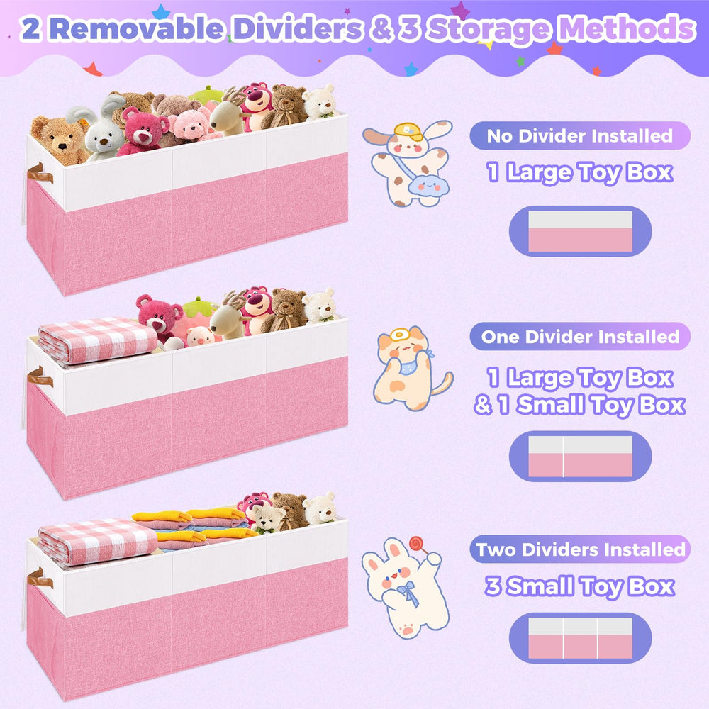 Mabahoo toy chest fits in playrooms, bedrooms, nurseries for clutter-free spaces.