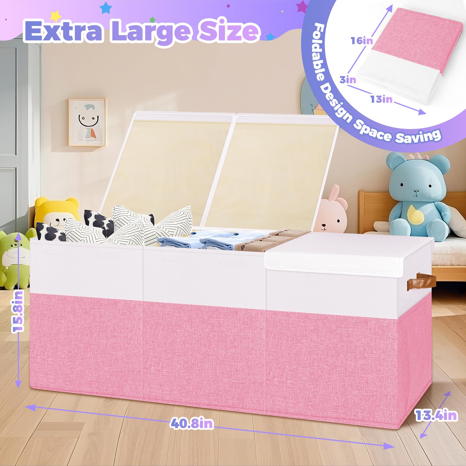 Mabahoo lid keeps items dust-free between play sessions.