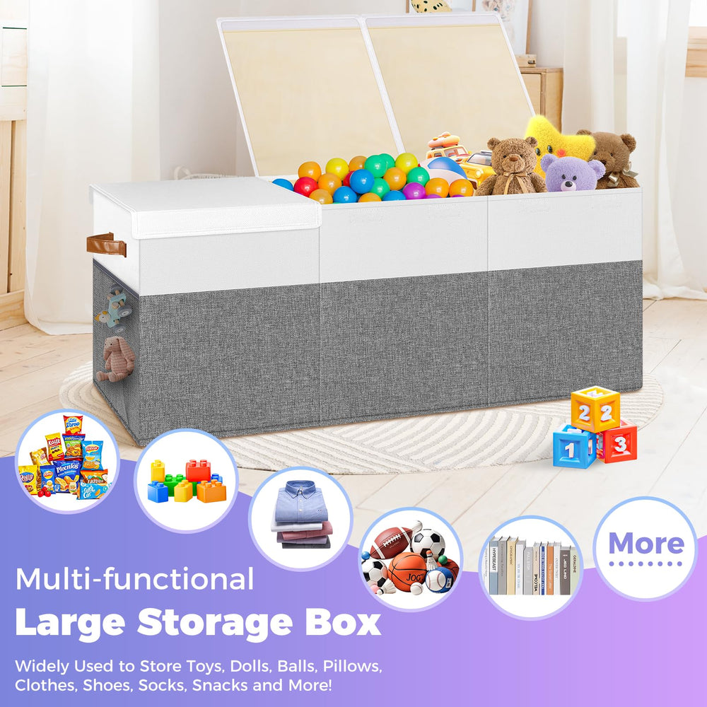 Sturdy PP board and fabric construction of Mabahoo storage box