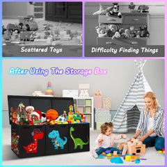 Mabahoo toybox with removable dividers for customized storage