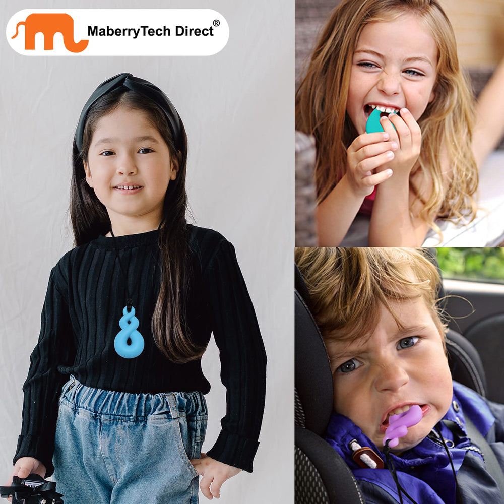 MaberryTech Direct car chew necklace convenient chew option for travel