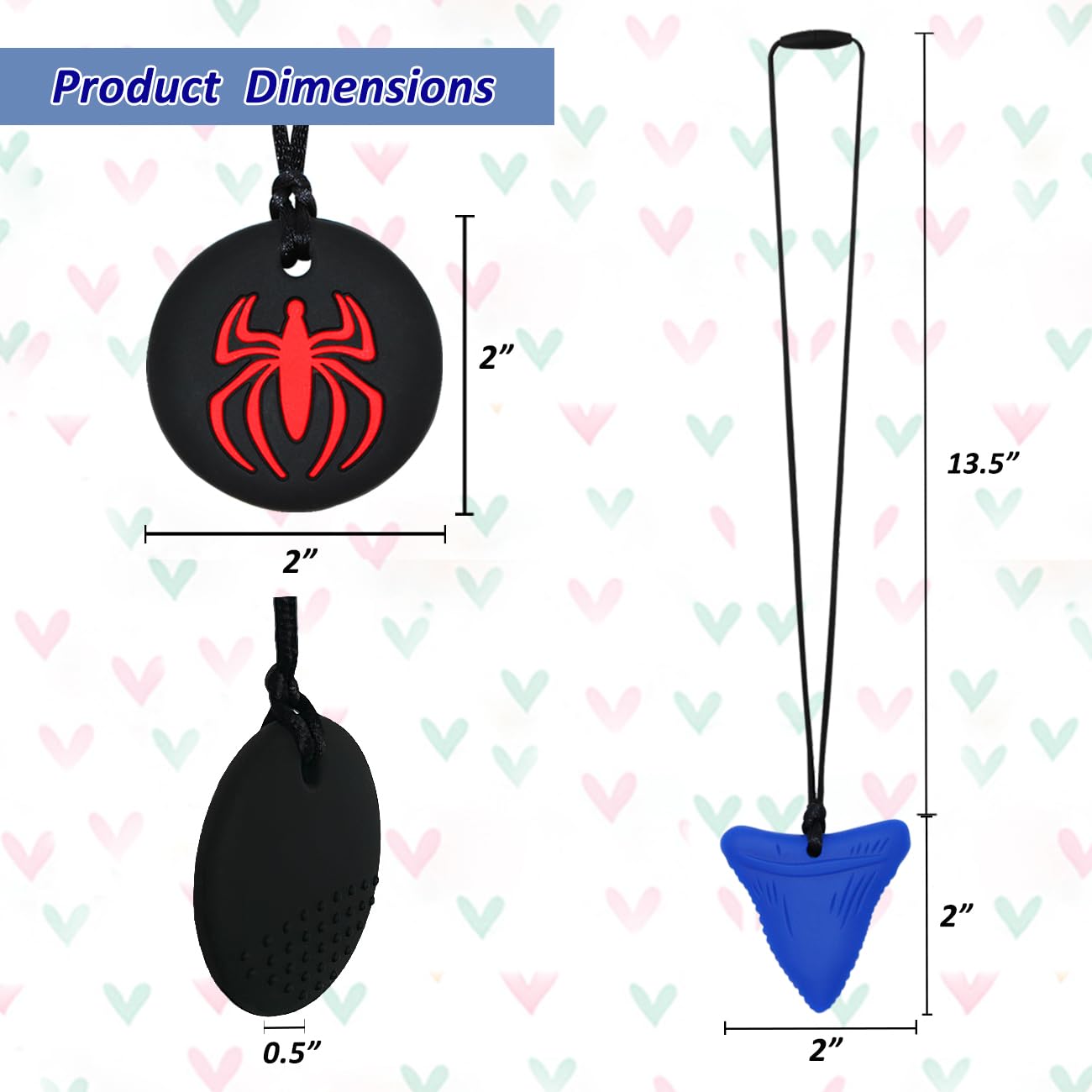 MaberryTech Direct chew necklace is easy to clean and dishwasher-safe