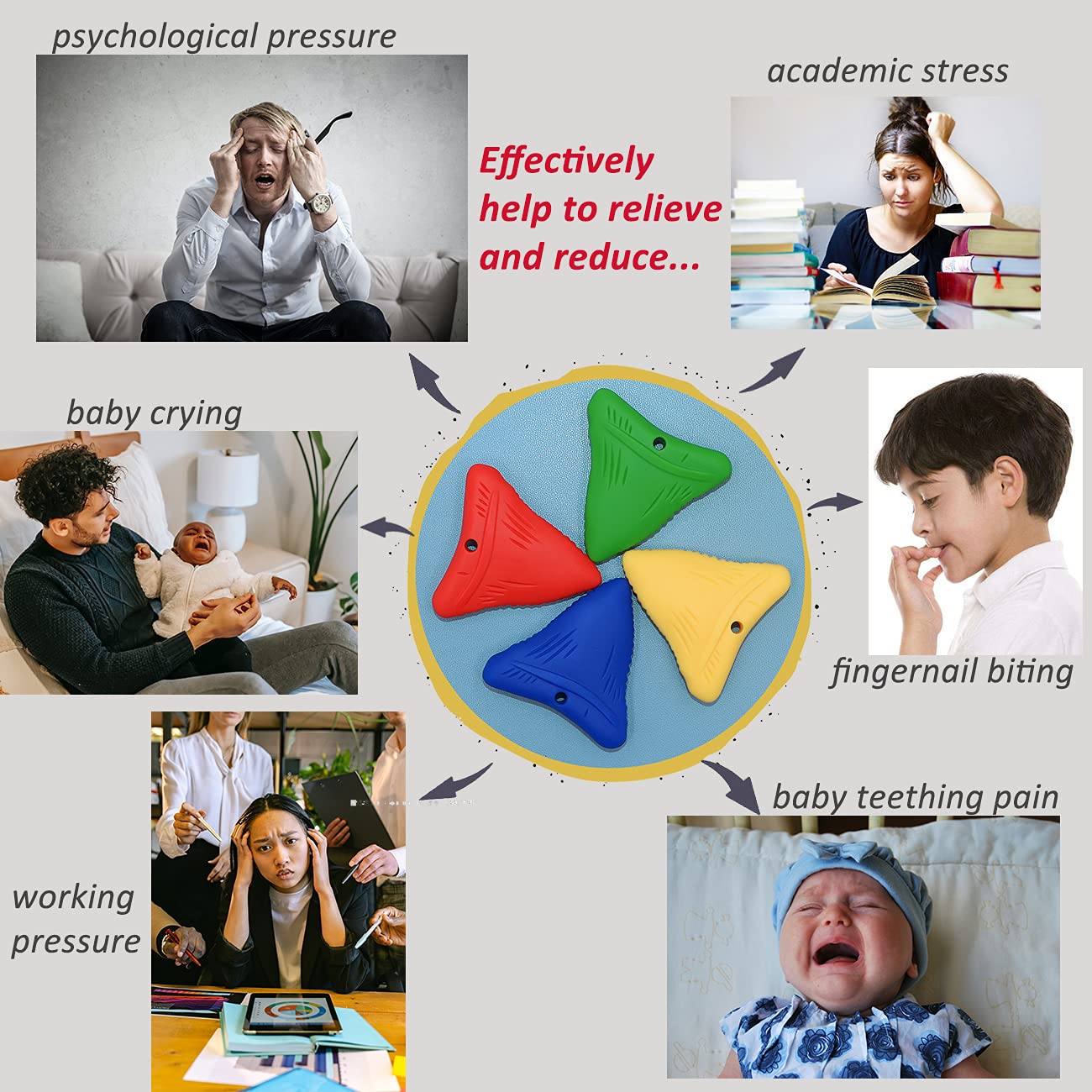 MaberryTech Direct stars chew necklace aids self-regulation during activities