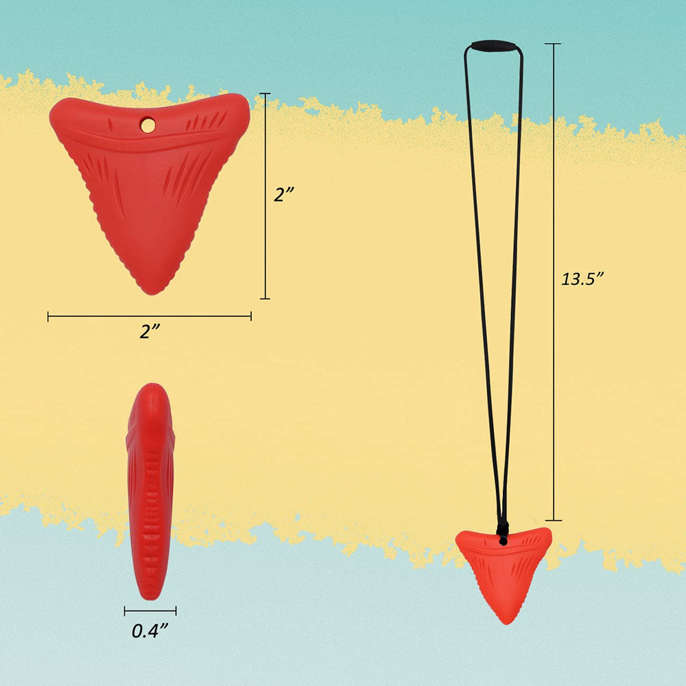MaberryTech Direct teardrop chew necklace delivers soothing tactile stimulation