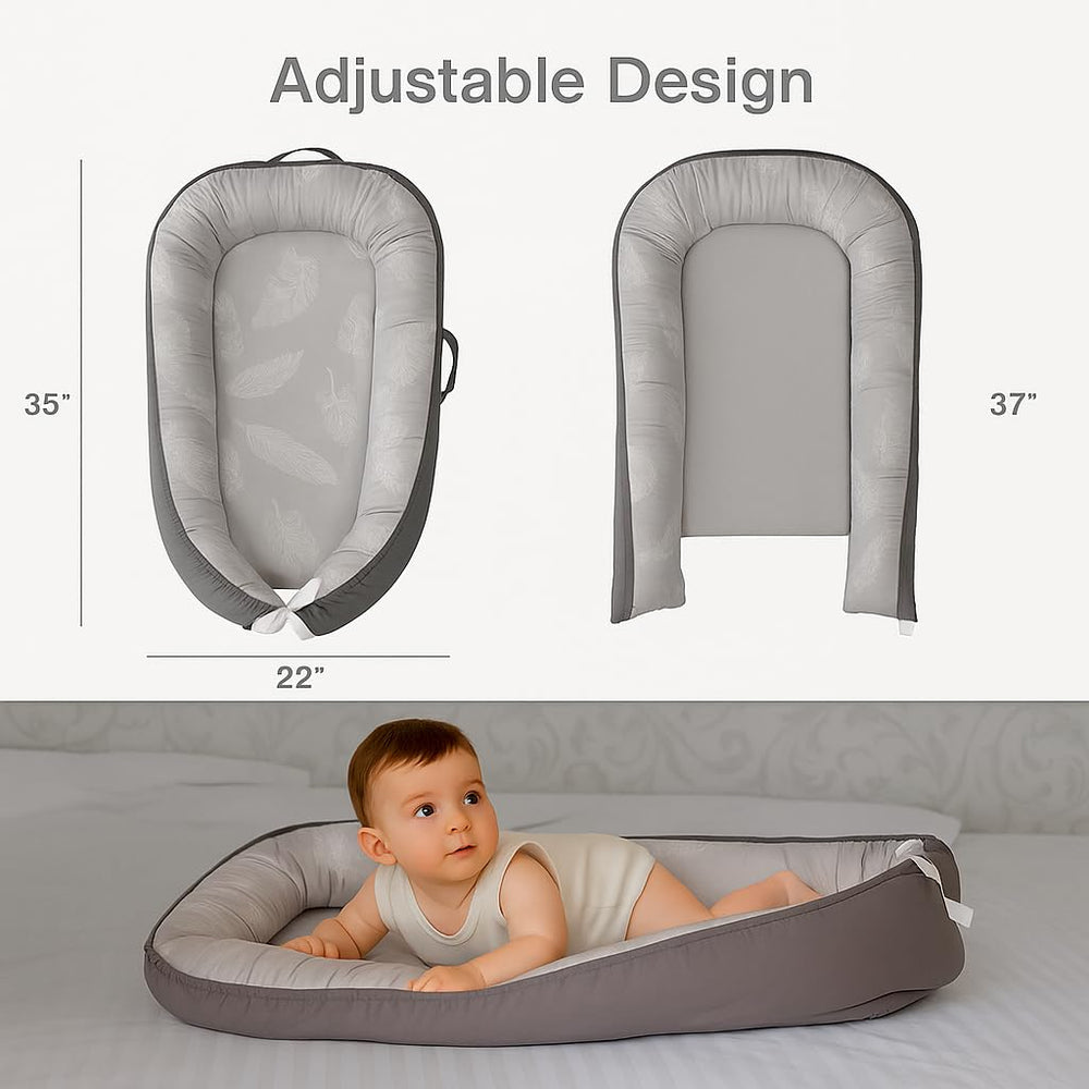 Macardac Baby Nest with portable carry handle for home and travel