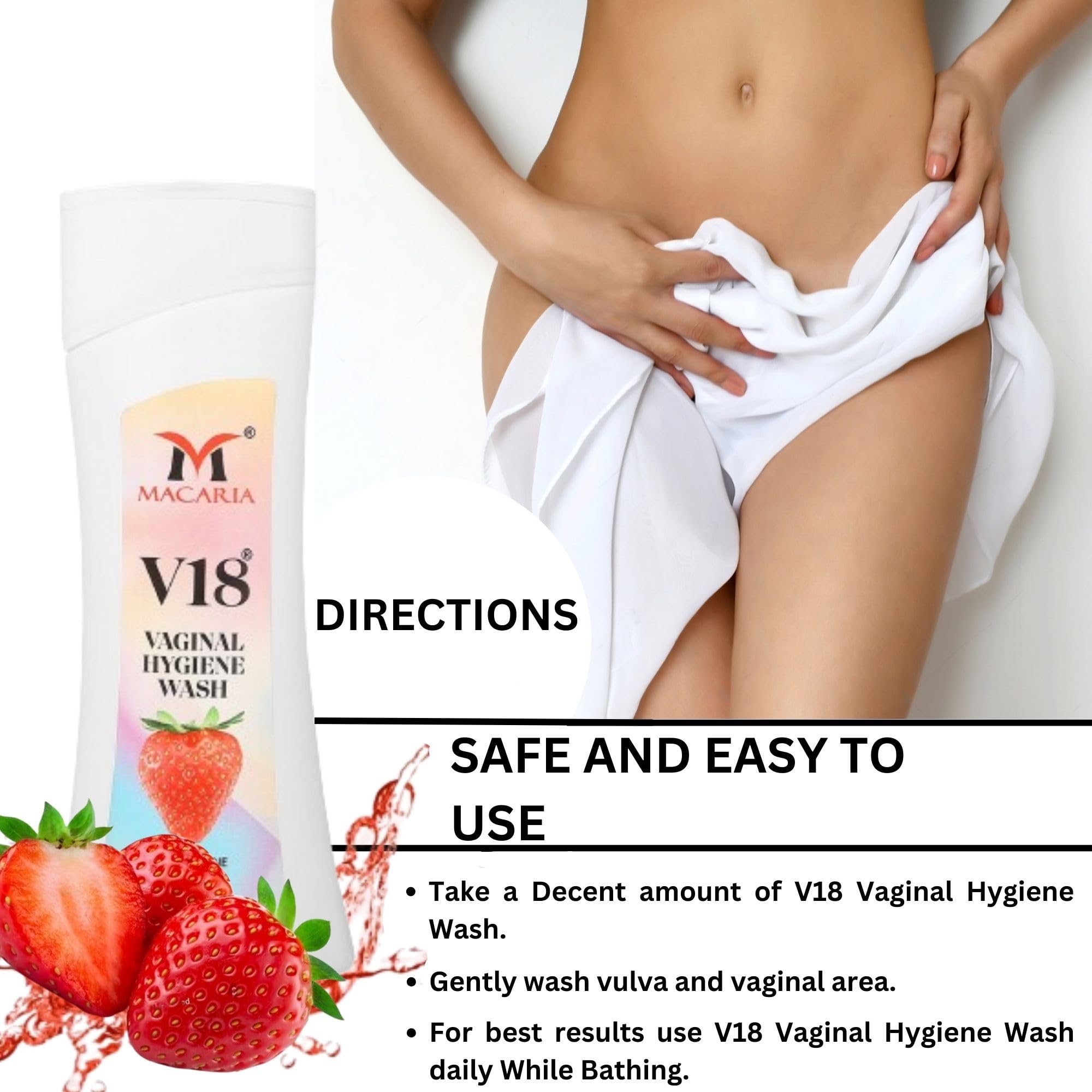 MACARIA V18 ingredients label for informed care