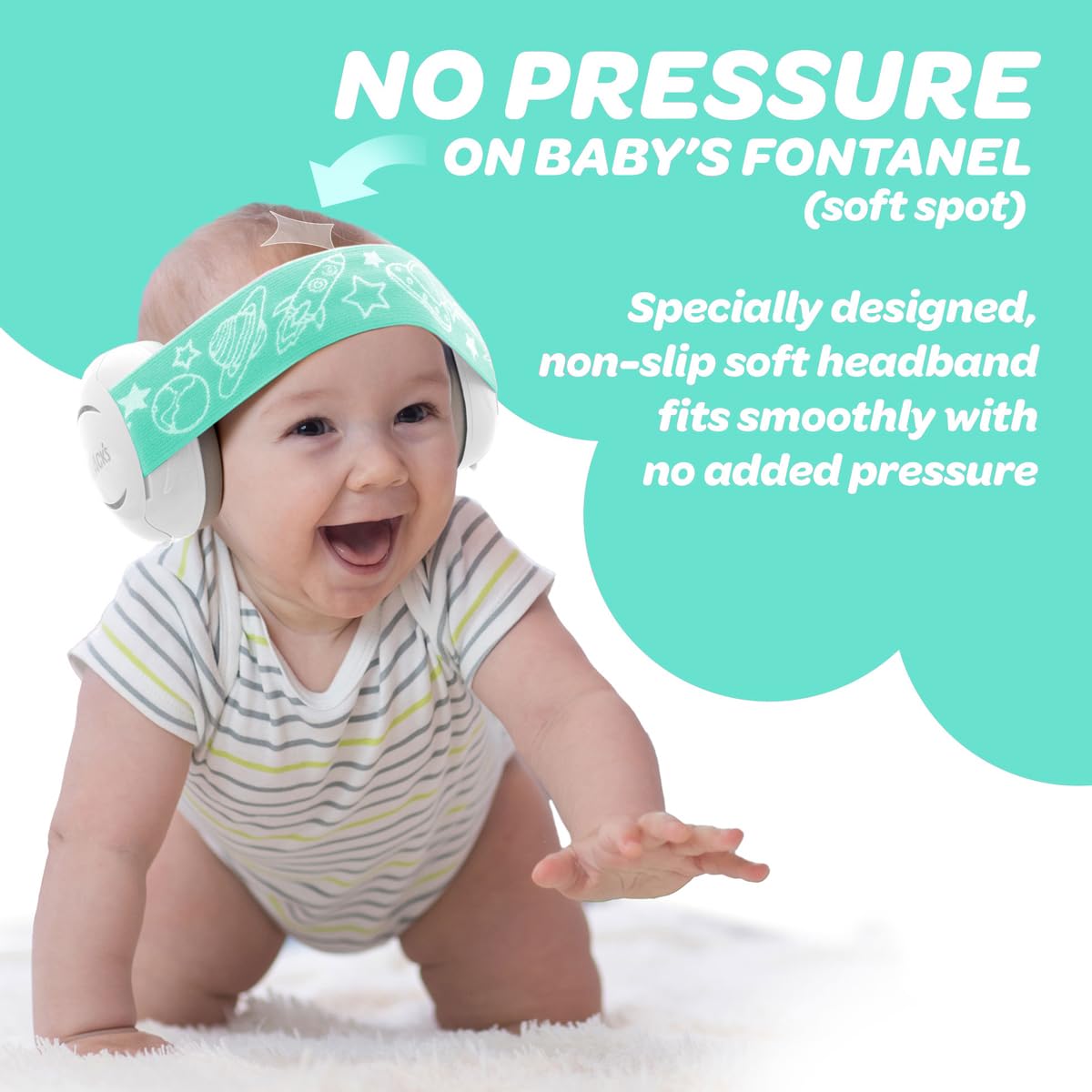 Mack's Baby Muffs come with a travel bag for easy storage.
